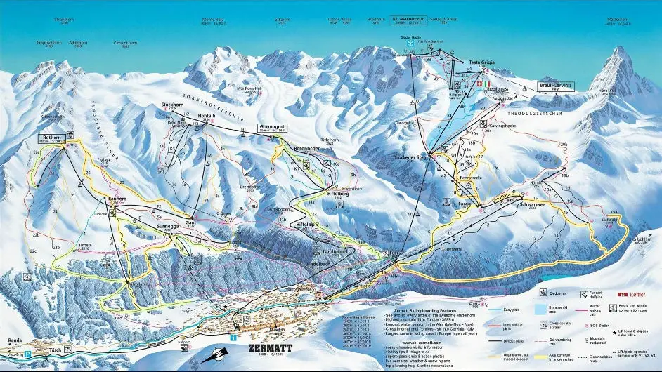 Zermatt karta